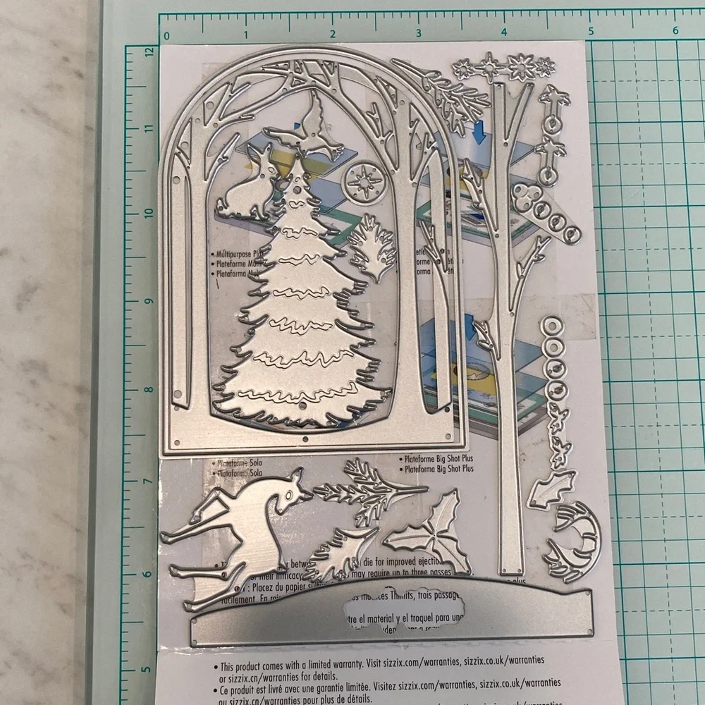 Sizzix Christmas Shadow Box Thinlets Die Set Courtney Chilson